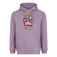Lavender dog mom vibes Heavyweight Hoodie - MaliasSmallBusiness