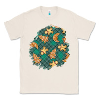 Natural christmas gingerbread cookies patch Classic Tee - BundleAndBundleShop