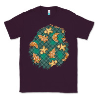 Plum christmas gingerbread cookies patch Classic Tee - BundleAndBundleShop