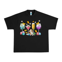 Black Easter wine glasses Easter Day Urban Heavy Tee - Neo Western