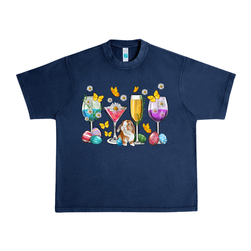Easter Wine Glasses Easter Day Urban Heavy Tee by Neo Western | Teevron