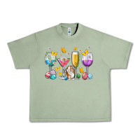 Oil Green Easter wine glasses Easter Day Urban Heavy Tee - Neo Western