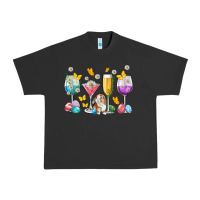 Pigment Black Easter wine glasses Easter Day Urban Heavy Tee - Neo Western
