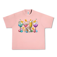 Salmon Easter wine glasses Easter Day Urban Heavy Tee - Neo Western