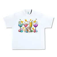 White Easter wine glasses Easter Day Urban Heavy Tee - Neo Western