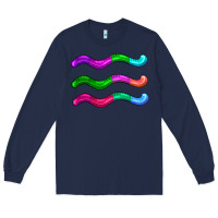 Navy worm jelly Long Sleeve Tee - AdoDesignShop