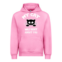 Fuchsia Pink My Cat Was Right About You Urban Hoodie - Bettercallsaul