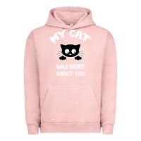 Pigment Salmon My Cat Was Right About You Urban Hoodie - Bettercallsaul