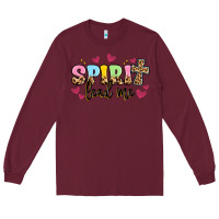 Burgundy spirit lead me Long Sleeve Tee - Artiststas