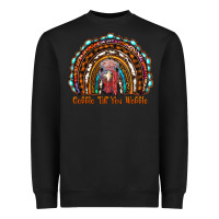 Black gobble till you wobble thanksgiving rainbow Heavyweight Sweatshirt - RanaPortraitStore