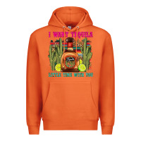 Carrot i want tequila little time with you Premium Hoodie - LillyAllenDesigns