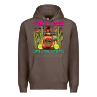 Coffee i want tequila little time with you Premium Hoodie - LillyAllenDesigns