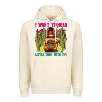 Tofu i want tequila little time with you Premium Hoodie - LillyAllenDesigns
