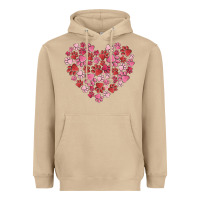 Mushroom dog valentine Heavyweight Hoodie - MaliasSmallBusiness