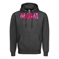Charcoal Heather breast cancer mom sunflower Zipper Hoodie - AdoDesignShop