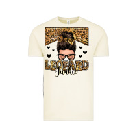 Vintage Arctic leopard junkie messy bun Vintage Tee - Zillion Design Studio