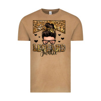Vintage Camel leopard junkie messy bun Vintage Tee - Zillion Design Studio