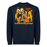 Navy fall cna certified nursing assistant Heavyweight Sweatshirt - Zillion Design Studio