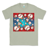 Matcha baseball paisley and jean pattern Classic Tee - JahusDesignShop