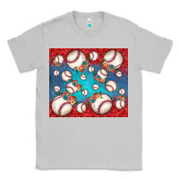 Moon Dust baseball paisley and jean pattern Classic Tee - JahusDesignShop