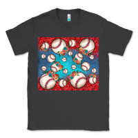 Smoke baseball paisley and jean pattern Classic Tee - JahusDesignShop