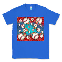 True Royal baseball paisley and jean pattern Classic Tee - JahusDesignShop