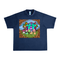 Navy Farm animal easter tumbler Easter Day Urban Heavy Tee - Neo Western