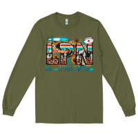 Army Green lpn licensed practical nurse Long Sleeve Tee - JahusDesignShop