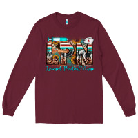 Burgundy lpn licensed practical nurse Long Sleeve Tee - JahusDesignShop