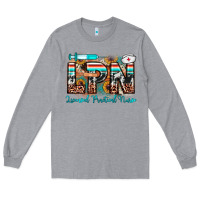 Heather Grey lpn licensed practical nurse Long Sleeve Tee - JahusDesignShop