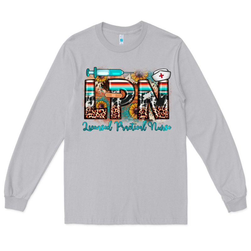 Lpn Licensed Practical Nurse Long Sleeve Tee by JahusDesignShop | Teevron
