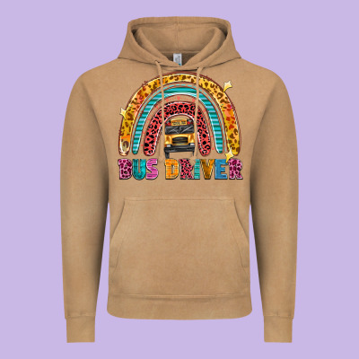 Bus Driver Vintage Hoodie Designed By Texasbilliewilder