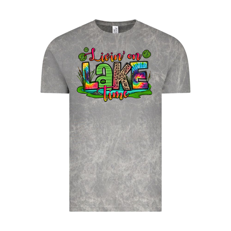 Living On Lake Time Vintage Tee by Zillion Design Studio | Teevron