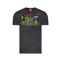 Vintage Black living on lake time Vintage Tee - Zillion Design Studio