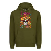 Army Green cinco de mayo Premium Hoodie - LillyAllenDesigns