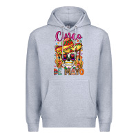 Heather Grey cinco de mayo Premium Hoodie - LillyAllenDesigns