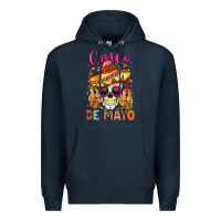 Navy cinco de mayo Premium Hoodie - LillyAllenDesigns