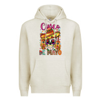 Oatmeal Heather cinco de mayo Premium Hoodie - LillyAllenDesigns