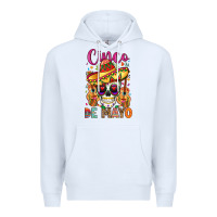 White cinco de mayo Premium Hoodie - LillyAllenDesigns