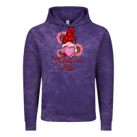 Cloud Purple happy valentine's day gnomes with sunflower Vintage Hoodie - RanaPortraitStore