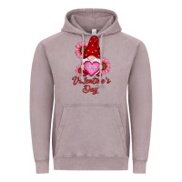 Vintage Zinc happy valentine's day gnomes with sunflower Vintage Hoodie - RanaPortraitStore