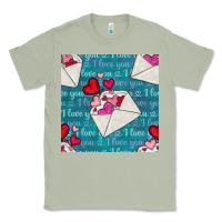 Matcha valentines day envelope with hearts Classic Tee - BundleAndBundleShop
