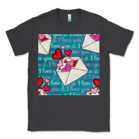 Smoke valentines day envelope with hearts Classic Tee - BundleAndBundleShop