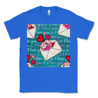 True Royal valentines day envelope with hearts Classic Tee - BundleAndBundleShop
