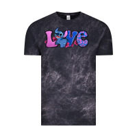 Cloud Black love stitch Vintage Tee - Zillion Design Studio