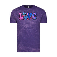 Cloud Purple love stitch Vintage Tee - Zillion Design Studio