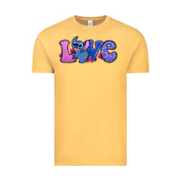 Vintage Mustard love stitch Vintage Tee - Zillion Design Studio