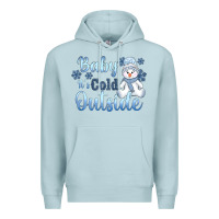 Blue Mist baby it's cold outside Premium Hoodie - AdoDesignShop