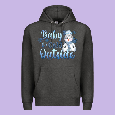 Baby It's Cold Outside Premium Hoodie Designed By Adodesignshop