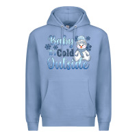 Colony Blue baby it's cold outside Premium Hoodie - AdoDesignShop